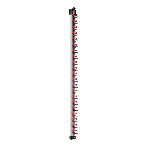  HorecaTraders Tellerständer | 21 Teller | Wandmodell | 166 x 13 x 13 cm 