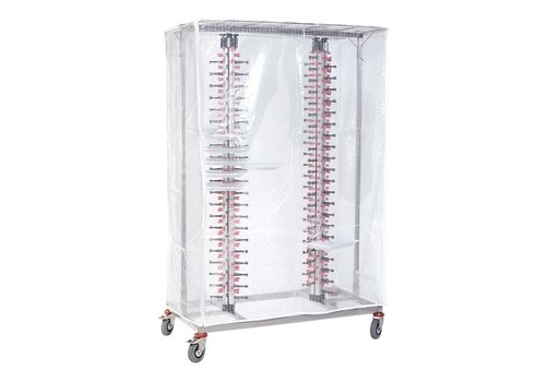  HorecaTraders Plate Rack Double Cover | 5.5kg | For 186 Plates Model 