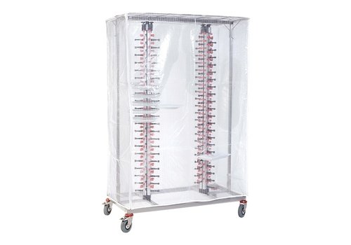  HorecaTraders Tellerständer Doppelabdeckung | 5,5 kg | Für 186 Platten Modell 
