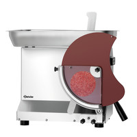 Presse à hamburger | acier inoxydable | Compatible avec le hachoir FW200