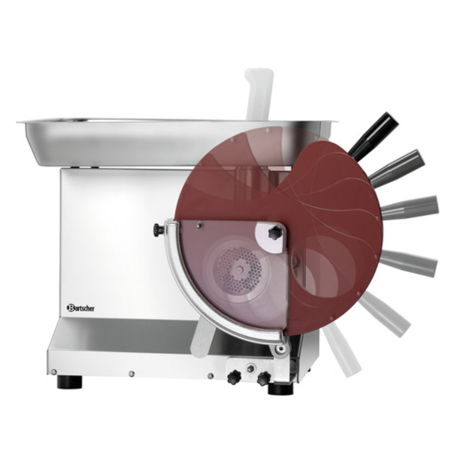 Presse à hamburger | acier inoxydable | Compatible avec le hachoir FW200