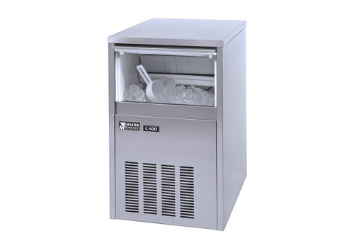  HorecaTraders Ice maker Air cooled | stainless steel | 40KG/24H | 48x58x75cm 