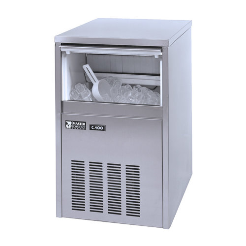  HorecaTraders Ice Cube Machine Air Cooled | Stainless Steel | 40KG/24H | 48 x 58 x 75 cm 