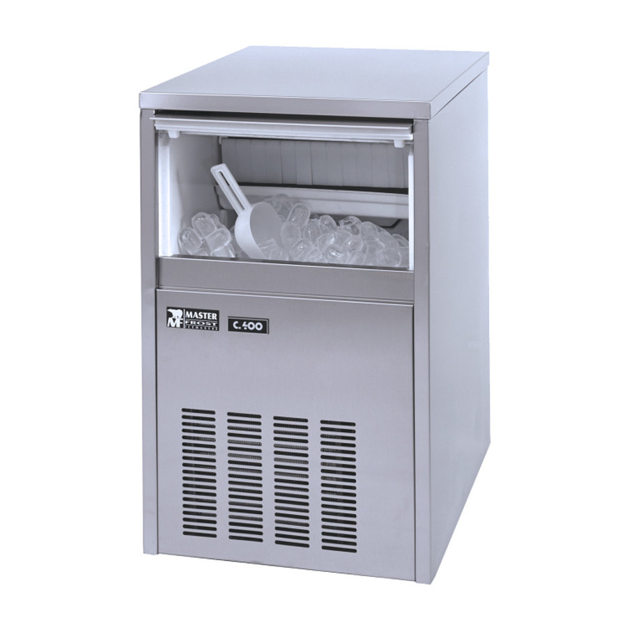 Eiswürfelmaschine luftgekühlt | Edelstahl | 40 kg/24 h | 48 x 58 x 75 cm