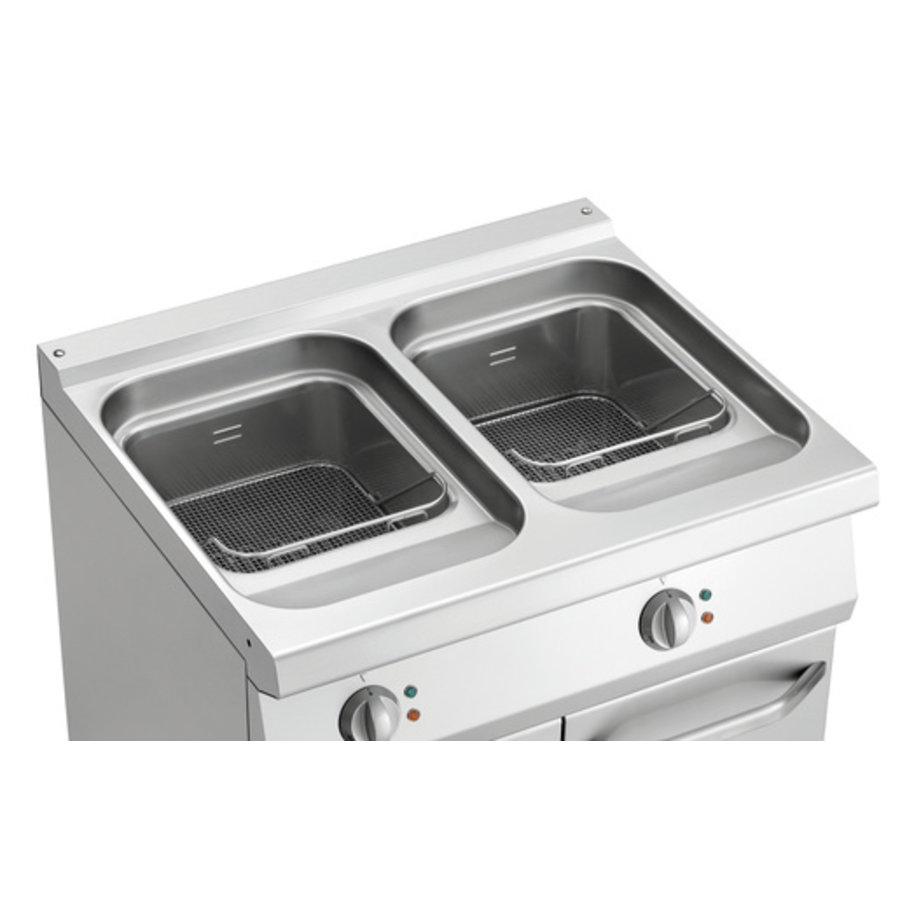 Fritteuse | 2 x 23 L | 30 kW | 80 x 70 x 85 cm