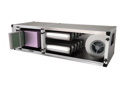  HorecaTraders Armoire de filtration des odeurs | 6000m3 | 200,5 x 98 x 67 cm 