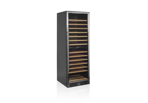  Tefcold Wine Cooler | stainless steel | 250L | 163 Bottles | 595 x 680 x 1760mm 