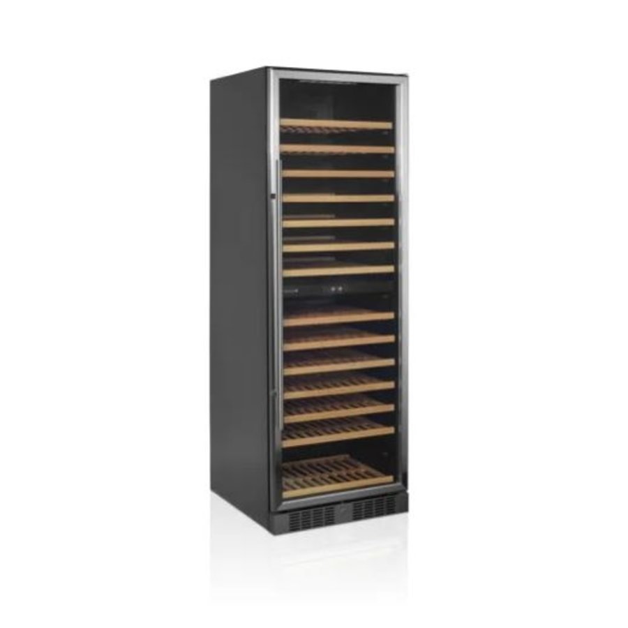 Refroidisseur à vin | acier inoxydable | 250L | 163 bouteilles | 595 x 680 x 1760 mm