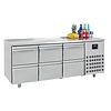 Koelwerkbank | RVS | 6 laden | 1865 x 700 x 850 cm