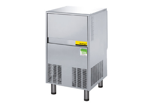  HorecaTraders Machine à glace en flocons | Refroidi par eau | 85 kg/24 h | 629 x 529 x 791 mm 