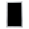 HorecaTraders Tableau de menu à la craie | Aluminium | 80 x 50 x 0,5 cm