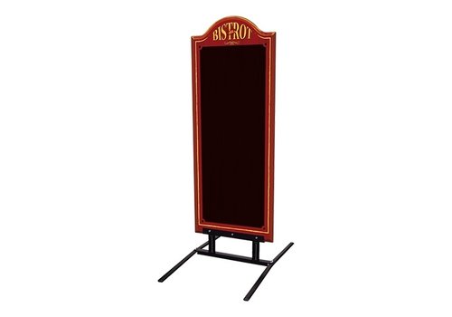 HorecaTraders Menü Bürgersteigschild | 15 kg | 167 x 67 x 97 cm 