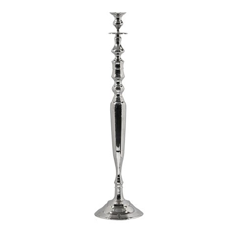  HorecaTraders Kerzenständer | Messing | Vernickelt | 80 cm 