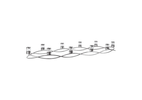  HorecaTraders Chandelier | acier inoxydable | 0,35 kg | 10 bougies | 120 cm 
