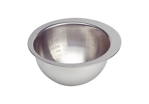  HorecaTraders Mixing bowl | stainless steel | 1.2 L | Ø18 cm 