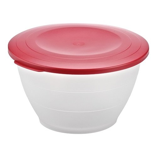  HorecaTraders Mixing bowl | Plastic | 2.5L | Lockable | Ø21.5 x 12.8 cm 