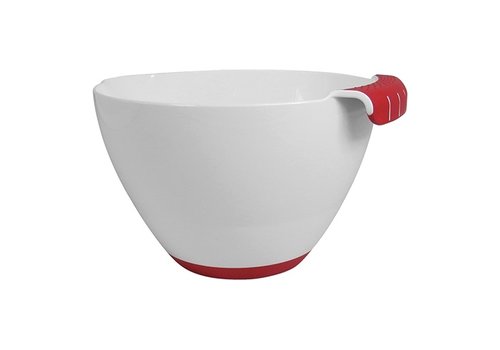  HorecaTraders Mixing bowl | Plastic | Anti-slip | 4L | Ø24 x 15 cm 
