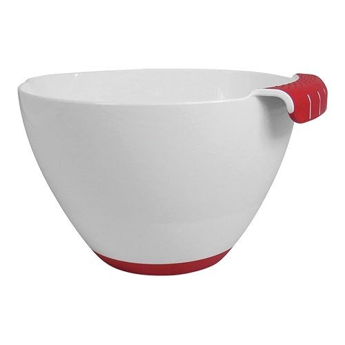  HorecaTraders Mixing bowl | Plastic | Anti-slip | 4L | Ø24 x 15 cm 