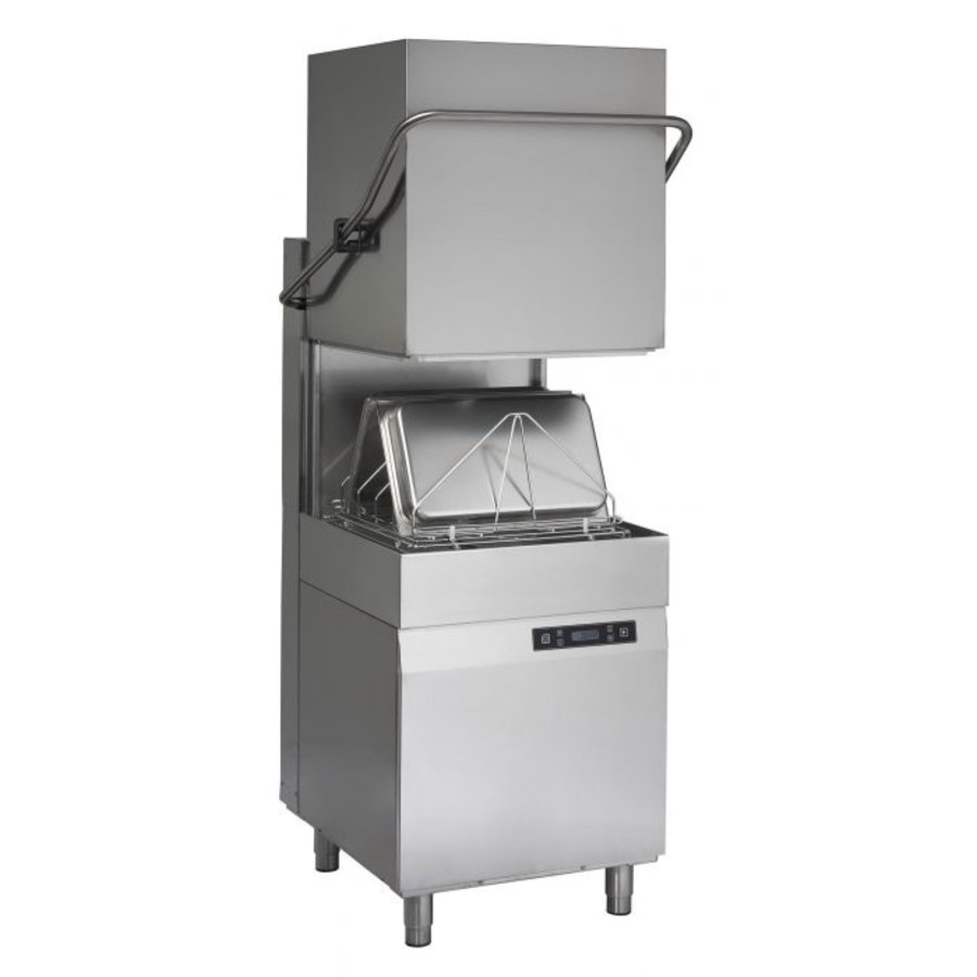 Lave-vaisselle à capot numérique | 14,8 kW | 400 V | 76 x 79,6 x 148,5/194,2 cm