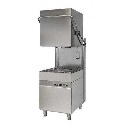  Combisteel Pass-through dishwasher Digital | 9kW | 400V | 70.3 x 75.7 x 149.4/197cm 