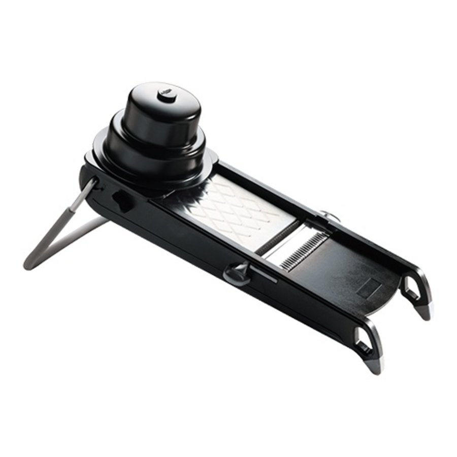 Vegetable Slicer | Stainless Steel | Mandolin | Black | 19.5 x 44.5 x 15 cm
