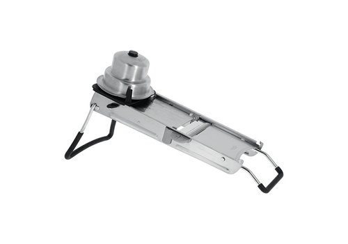  HorecaTraders Gemüseschneider | Edelstahl | Mandoline | 3-Klingen-Kämme 