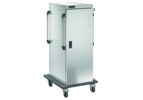  HorecaTraders Chariot de banquet | 18 x GN 2/1 | Avec roues | 820 x 941 x 1795 mm 