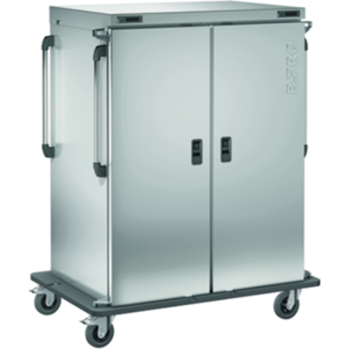  HorecaTraders Chariot de banquet | 2 portes | 18 x GN 2/1 | 1436 x 941 x 1795 mm 