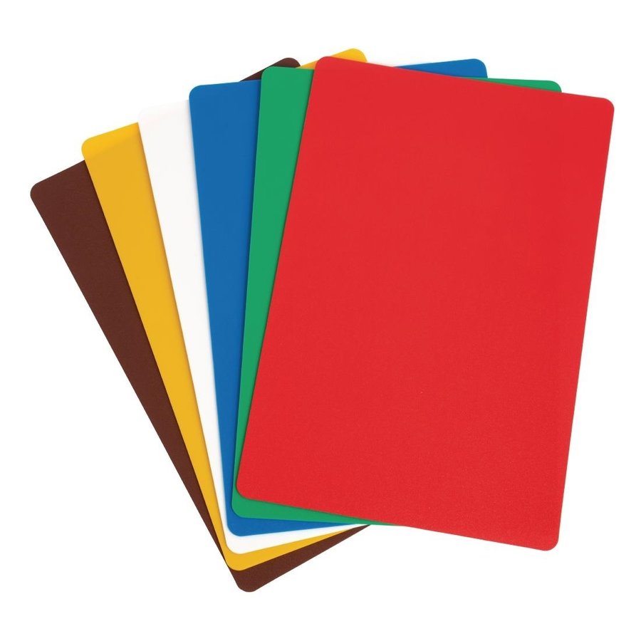 Cutting mats | Set of 6 | Plastic | 450 x 300 x 15 mm
