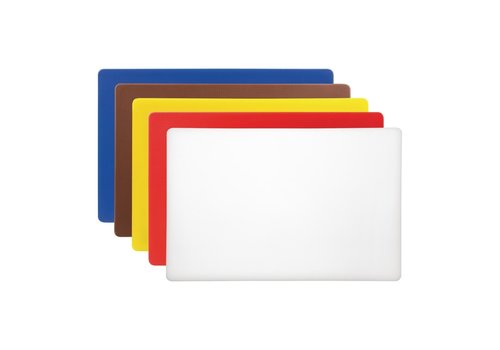 Hygiplas Schneidebretter | 5er-Satz | Kunststoff | 455 x 305 x 20 mm 