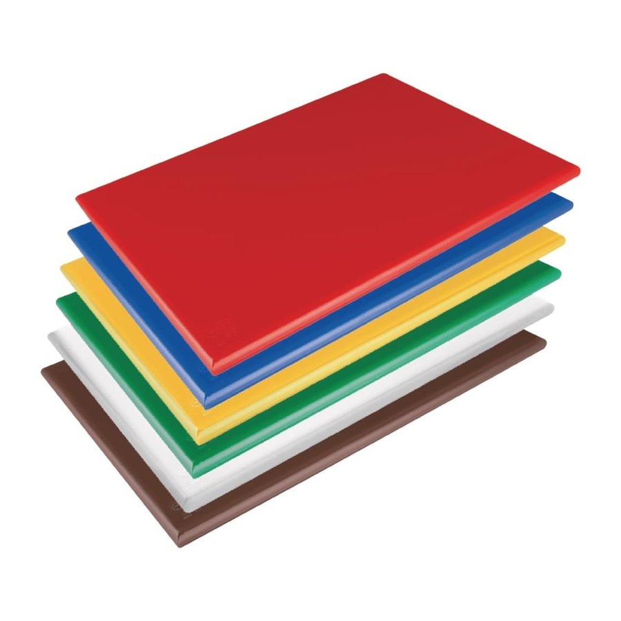 Schneidebretter aus Kunststoff | 6er-Satz | Kunststoff | 10 g | 600 x 450 x 20 mm
