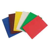 Planche à découper en plastique 450x300x12,5mm | 6 couleurs
