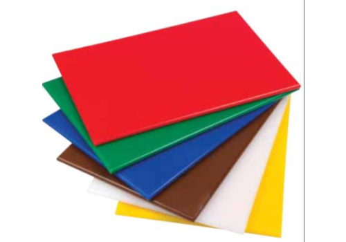  Hygiplas Planche à découper en plastique | 450x300x20mm | 6 couleurs 