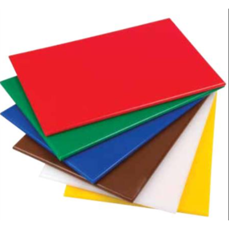 Planche à découper en plastique | 450x300x20mm | 6 couleurs