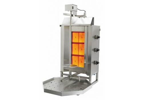  HorecaTraders Gas Doner / Gyrosgrill 2 Jaar Garantie 