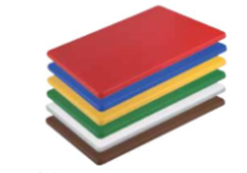  HorecaTraders Cutting board plastic | 600x400x20mm | 6 Colors 