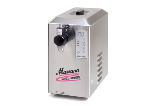  HorecaTraders Machine à crème fouettée Mussana | Poney 2 litres | 230 x 440 x 390 mm 