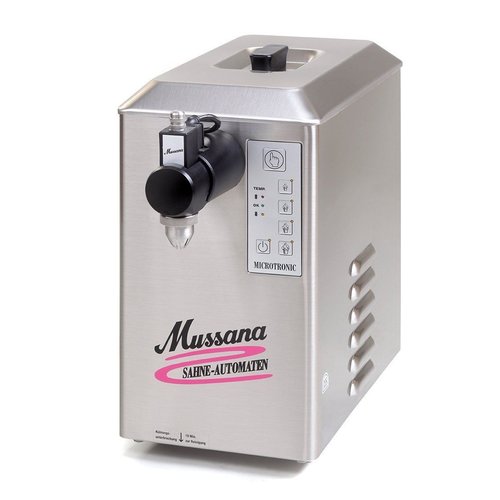  HorecaTraders Whipped cream machine Mussana | 2 Liter Pony | 230x440x390mm 
