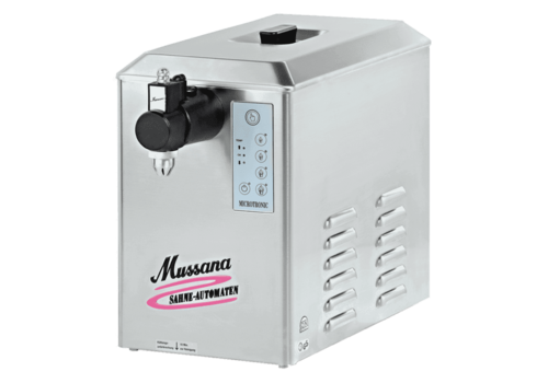  HorecaTraders Machine à crème fouettée Mussana | Garçon de 4 litres | 270 x 440 x 470 mm 