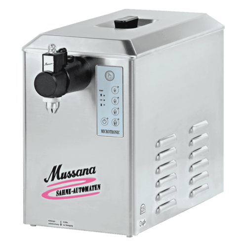  HorecaTraders Machine à crème fouettée Mussana | Garçon de 4 litres | 270 x 440 x 470 mm 