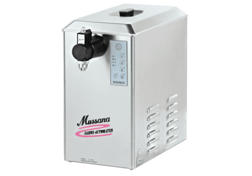  HorecaTraders Machine à crème fouettée Mussana | Dame de 6 litres | 270 x 510 x 470 mm 