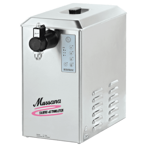  HorecaTraders Sahnemaschine Mussana | 6 Liter Dame | 270 x 510 x 470 mm 