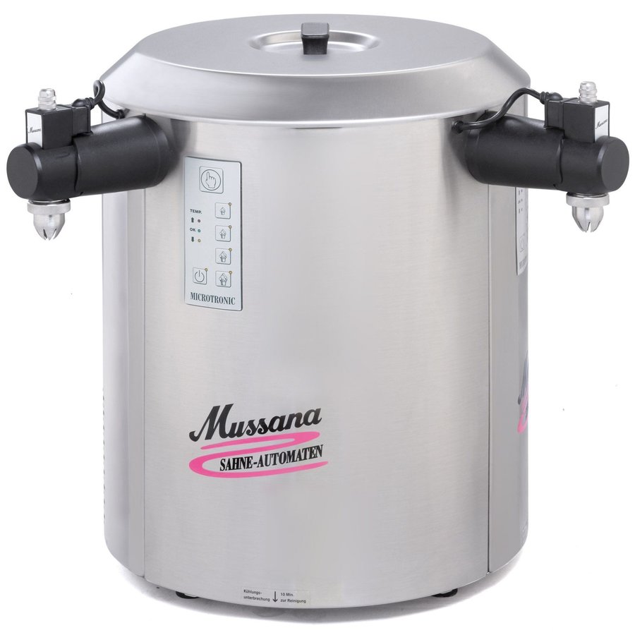 Sahnemaschine Mussana | 2x6 Liter Duo | 430 x 550 mm