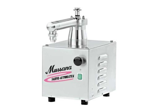  HorecaTraders Machine à crème fouettée Mussana Mini | Pas de stockage, connexion directe | 220 x 400 x 310 mm 