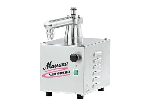  HorecaTraders Slagroommachine Mussana Mini  | Geen opslag, directe aansluiting | 220 x 400 x 310 mm 