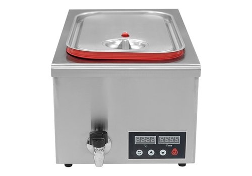  HorecaTraders Sous vide bain marie | 700 W | 24L | 45-90°C | 62.5 x 36 x 30 cm 