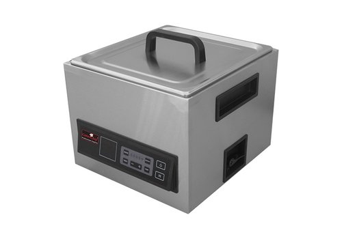  HorecaTraders Sous vide bain marie | 2000W | 14L | 30-90°C | 34.1 x 40 x 31.7 cm 