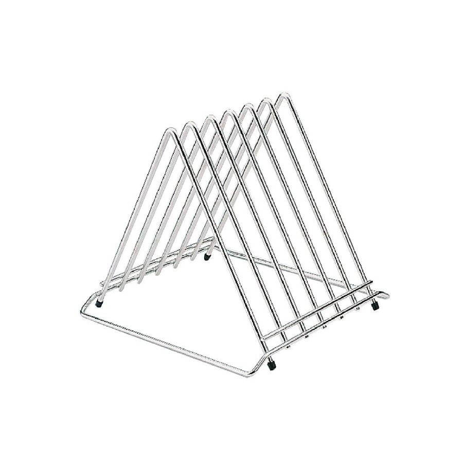 Plastic cutting board set with rack | 455 x 305 x 25mm