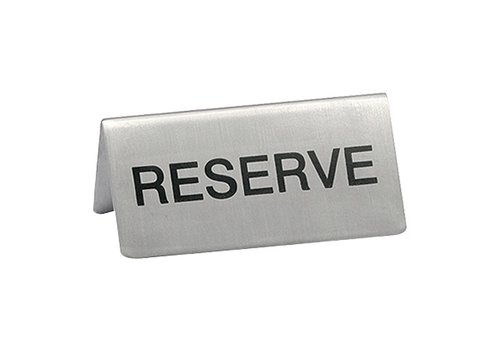  HorecaTraders Réserve de plateau de table | acier inoxydable | 4,5 x 10 x 5,7 cm 