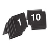 HorecaTraders Table sign number set | 01~10 | Polystyrene